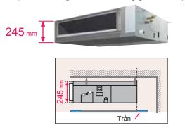 AM TRAN - Máy lạnh trung tâm VRV DAIKIN giấu trần nối ống gió FXSQ-PA